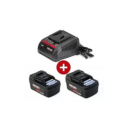 KIT, 2 BAT 4,0AH 18 v + 1 CARGADOR 230v