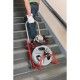 Máquina K-400 con guantes de limpieza de drenajes RIDGID