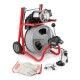 Máquina K-400 con guantes de limpieza de desagües RIDGID AUTOFEED