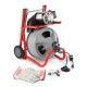 Máquina K-400 con guantes de limpieza de desagües RIDGID AUTOFEED