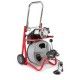 Máquina K-400 con guantes de limpieza de desagües RIDGID AUTOFEED